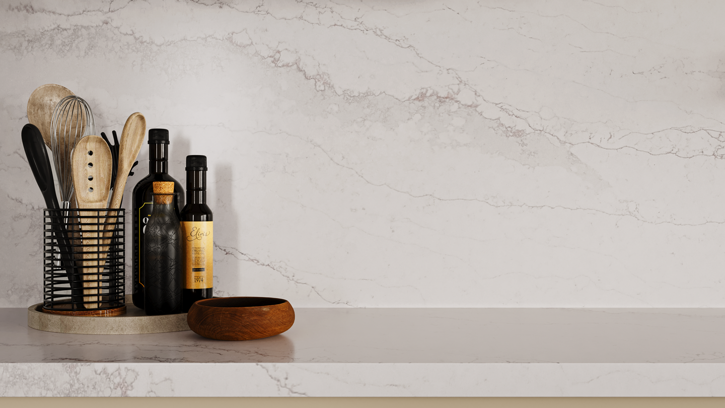 VIATERA Cloud Ridge Kitchen with HFLOR and BORTE | LX Hausys US